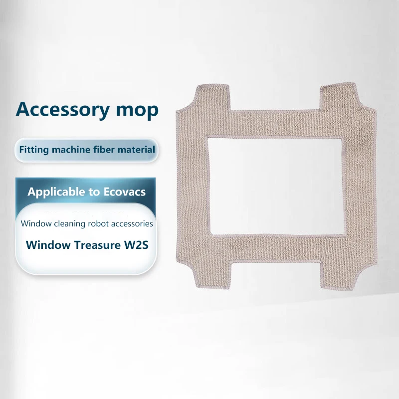 2/5/10Pcs Mops Cloth Kit For Ecovacs Winbot W2S Window Cleaning Robot Mop Pads For Robot Vacuum Cleaner Replace Accessories