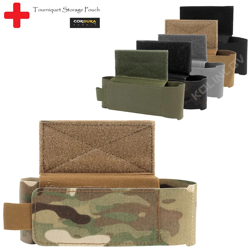 

Tactical Tourniquet Pouch Holder Trauma Shears EMT Storage Bag EDC Flashlight CAT Medical Scissor Molle Belt Pouch