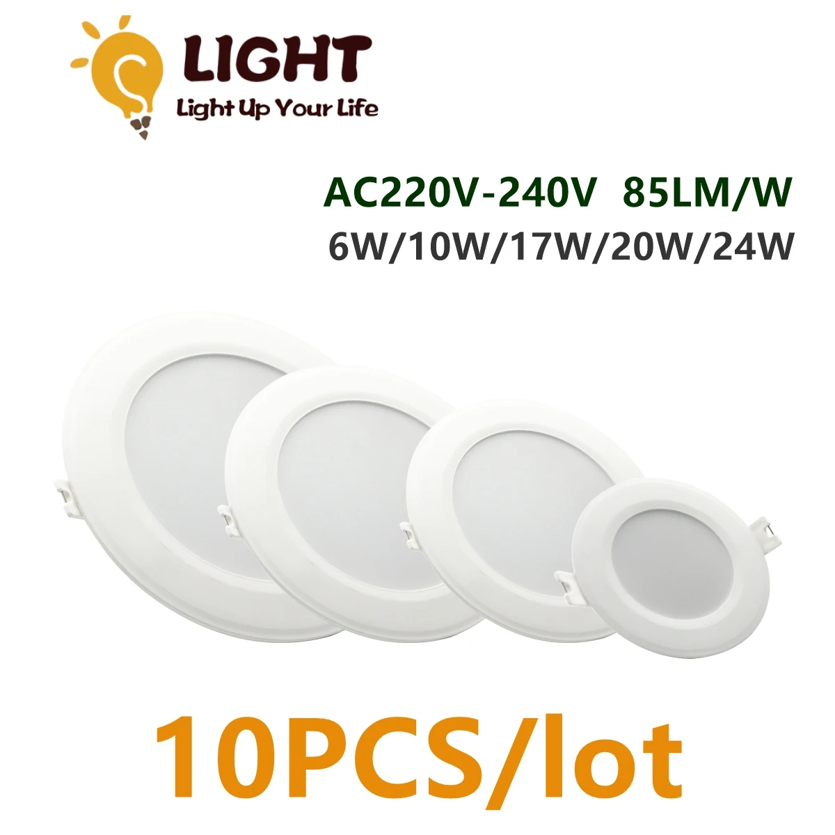 

Led Downlight Recessed Indoor Led Ceiling Lamp 6W 10W 17W 20W 24W AC220V Led Spot Lamp For Living Room Foyer Bar Counter Office