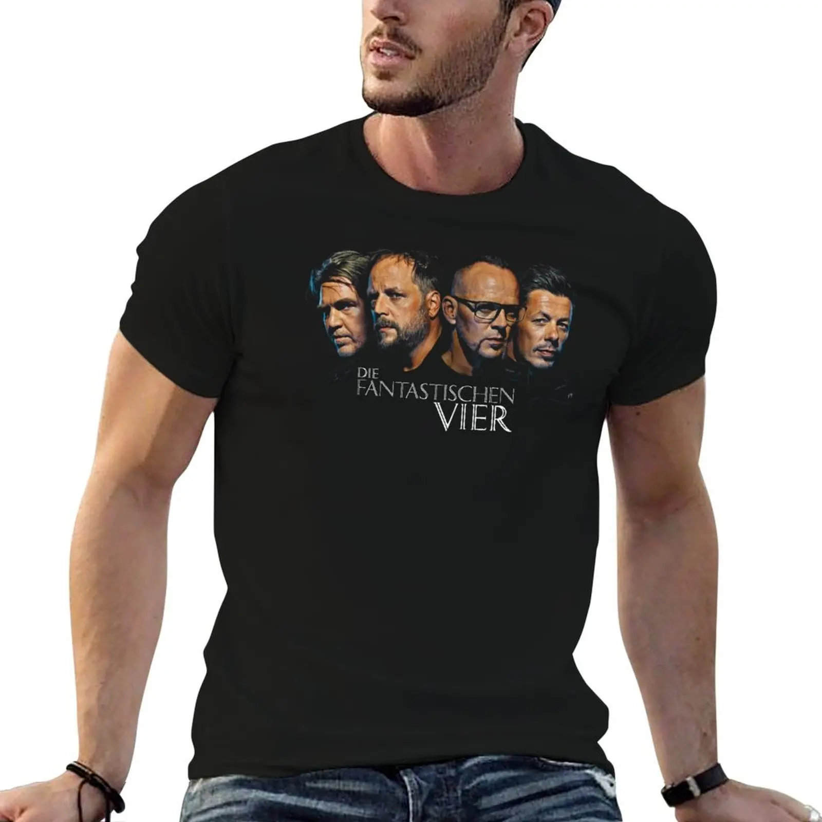 

DIE FANTASTISCHEN VIER BAND T-Shirt graphic t shirts for man t shirts for man cotton funny T-Shirt