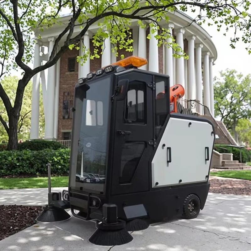 Electric Battery Ride on Road Sweeper