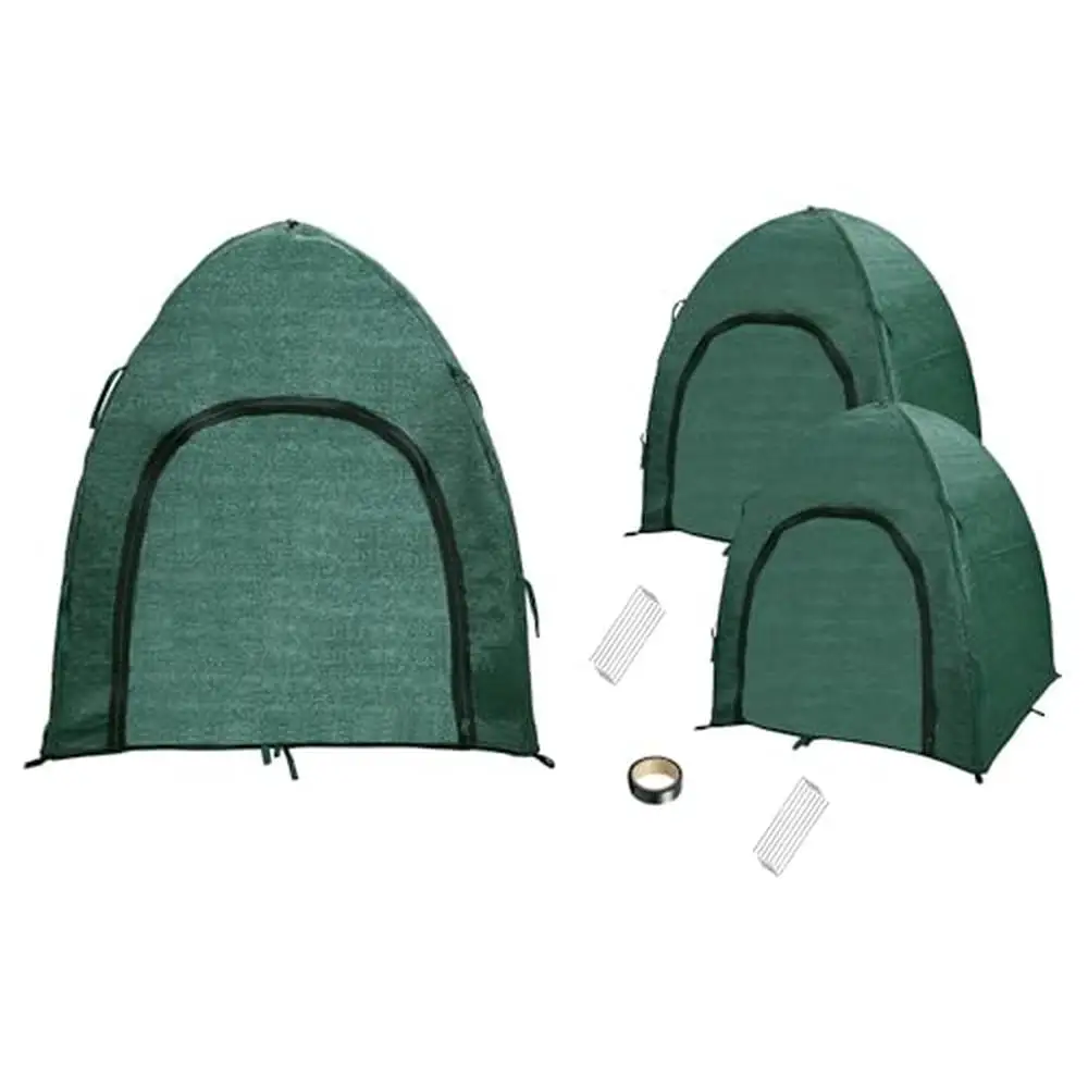 

Outdoor Plant Winter Cover Shade Tent Snow Ice Freeze and UV Protection High-density Polyethylene Material with Zipper Door and