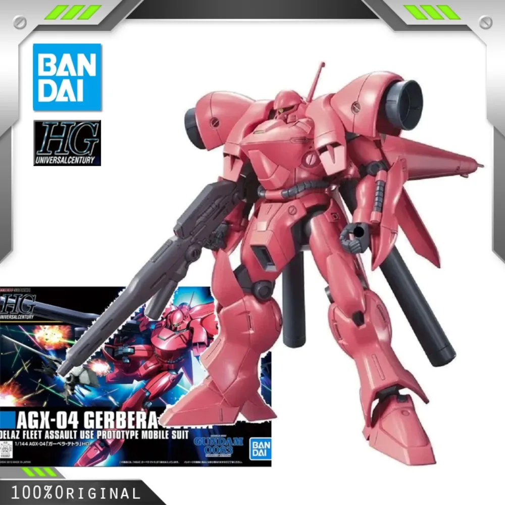 

BANDAI Anime HG 1/144 AGX-04 Gerbera Tetra GUNDAM New Mobile Report Gundam Assembly Plastic Model Kit Action Toys Figures Gift