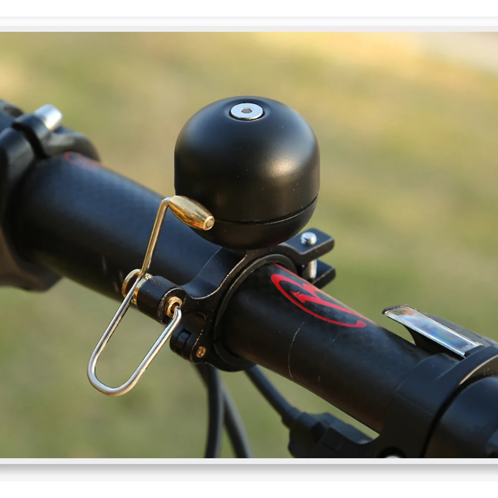 

Vintage Copper Bike Alloy Base Loud Ring Warning Bell For Mountain Road Bike Anti-Rust Durable Lightweight Cycling Accessories