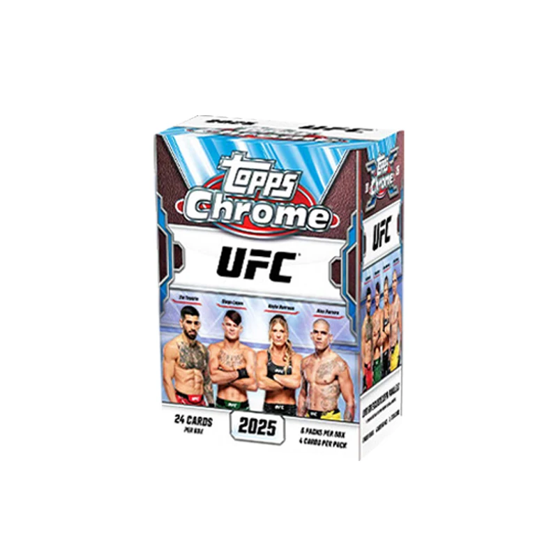 2025 Topps UFC Chrome Value & Mega Box Ultimate Fighter Collectible Card Star Card - view 6
