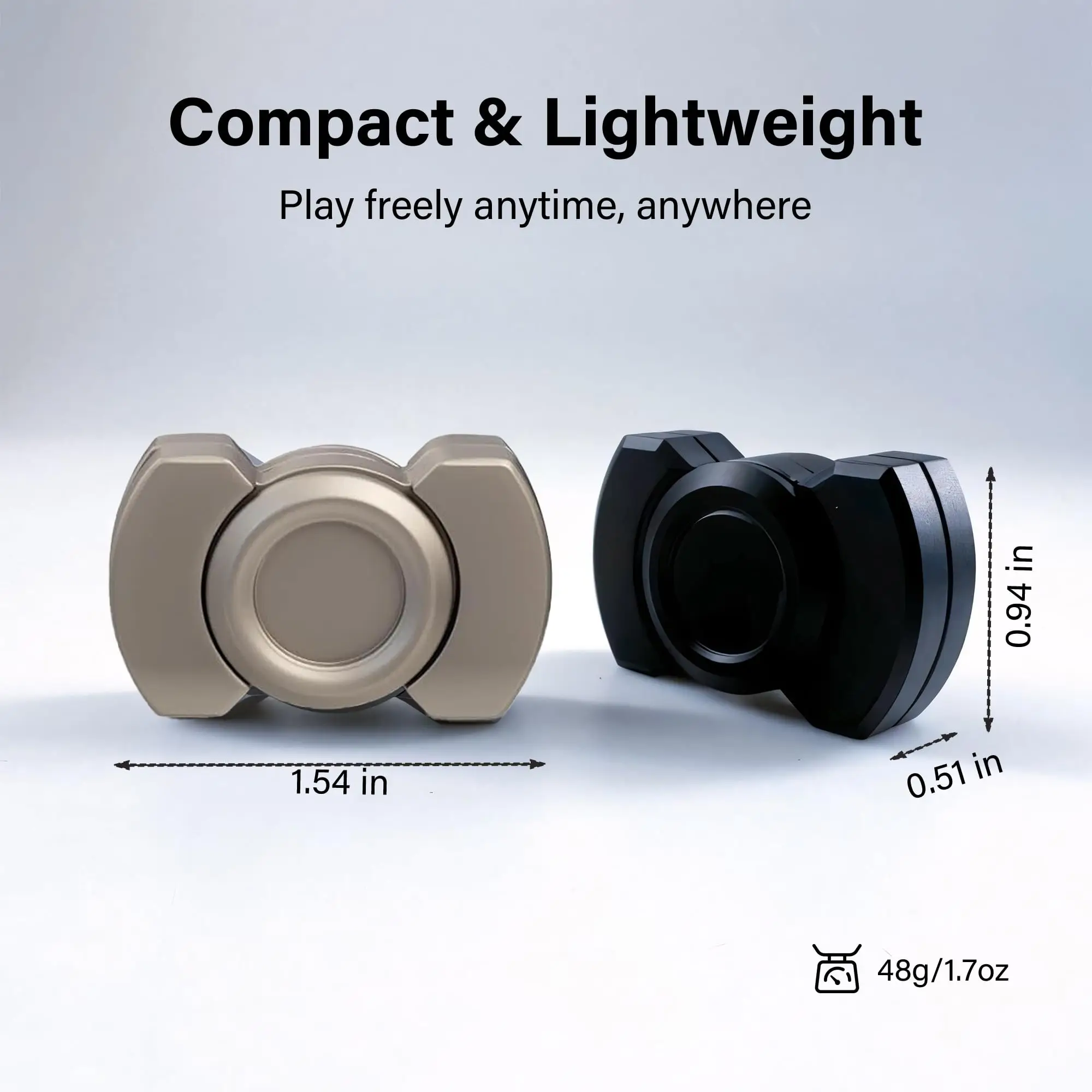 Juego múltiple deslizador magnético Fidget Spinner EDC juguetes antiestrés para adultos Spinner de mano TDAH ansiedad autismo alivio del estrés