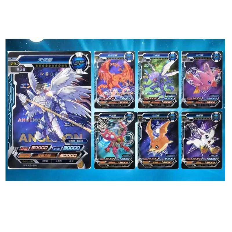 

KAYOU Digimon Infinite Evolution Legendary Edition Series 2 SP/UR/SSR/SR/TGR/TR/R Angemon Tailmon Genuine Collection Card Toys