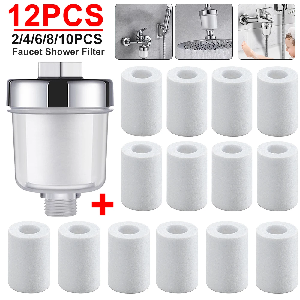 

2-16 шт. комплекты очистителей для воды, универсальный фильтр для крана, кухня, ванная комната, душ, бытовой фильтр, полипропилен, хлопок, фильтр высокой плотности