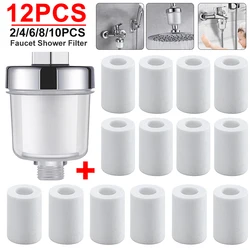 2-16PC Water Outlet Purifier Kits Universal Faucet Filter Kitchen Bathroom Shower Household Filter PP Cotton High Density Filter