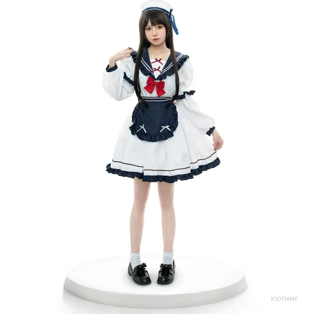 Halloween Sexy Nautical Navy Sailor Fancy Dress Costume Nightclub Carnival Party Japanese Kawaii Lolita Maid Cosplay Uniform