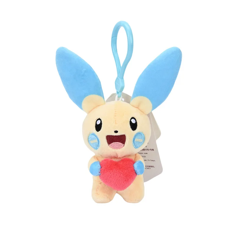Anime Pocket Monster Zawieszka Pikachu Lalka Eevee Pluszowa Zabawka Zawieszka do Plecaka Akcesoria do Torby Brelok Prezent Urodzinowy dla Chłopców i Dziewcząt