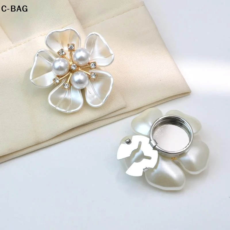 

Premium Rhinestone Embellished Button Cover Set Shirt Dress Two-in-One Clip Seamless Installation Christmas Gift Choice