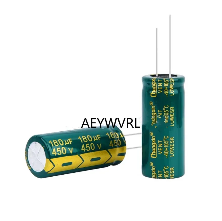 10PCS 180UF 450V 400V 450V180UF 400V180UF High Frequency Low ESR Aluminum Electrolytic Capacitor  18*40MM