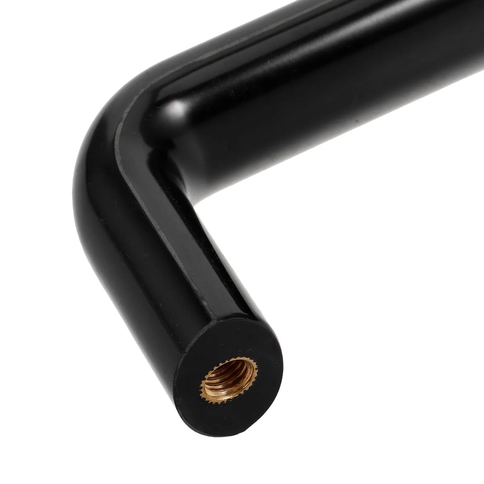 Bakelite U Shaped Pull Handle Black Heavy Duty Industrial Machine M8 Thread 120Mm Hole Centers Oven Door Replacement