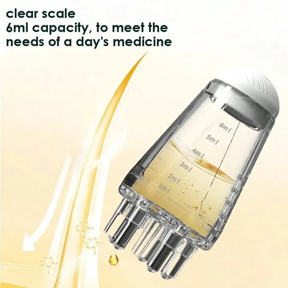 

Аппликатор для кожи головы, средство для роста волос и укладки, расческа, шестигранная масляная роликовая шариковая массажная расческа, инструменты для массажа и релаксации