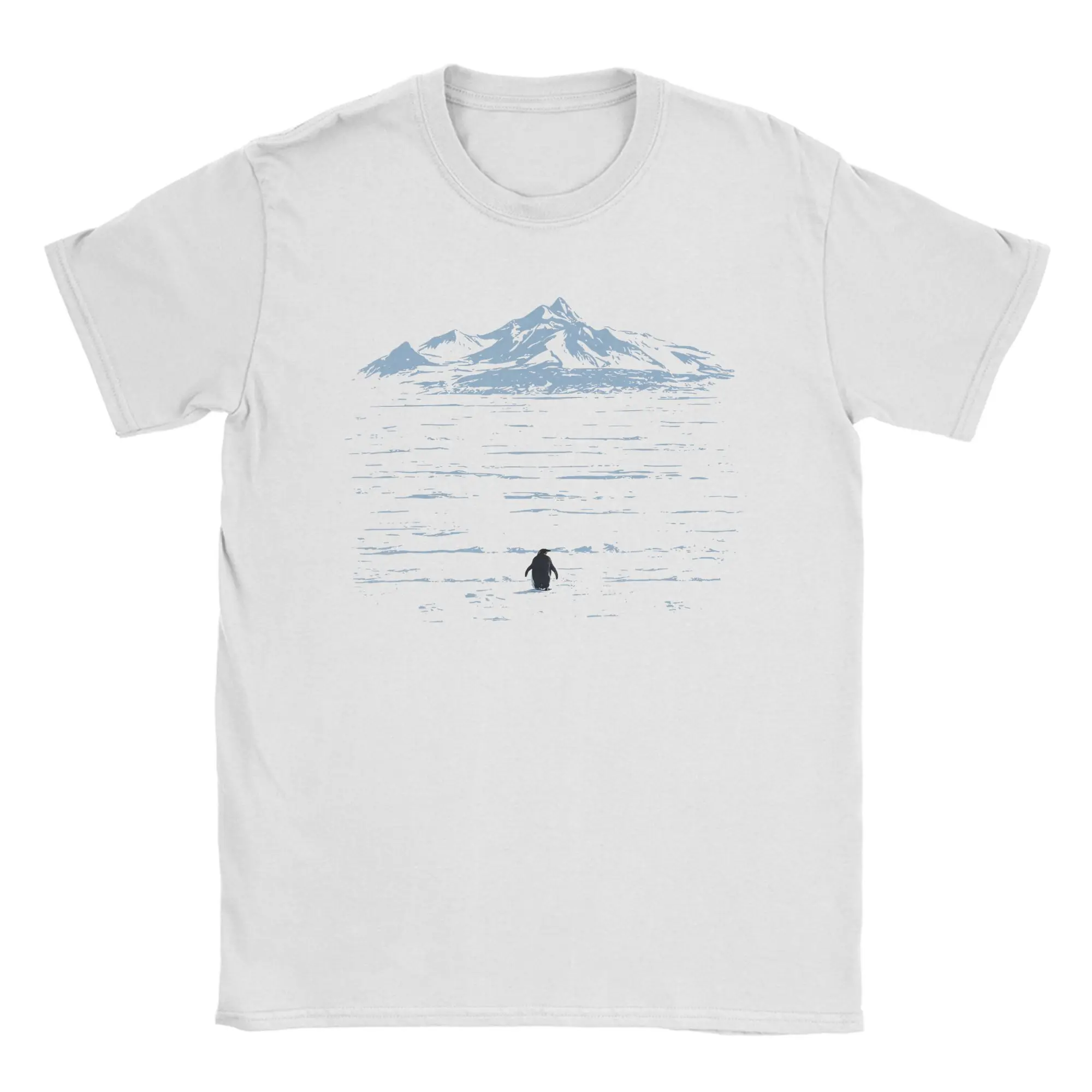 Nihilist Penguin But Why Arctic Snow T Shirts Men 100% Cotton Funny T-Shirt Round Neck  Tee Shirt Short Sleeve Clothes Plus Size
