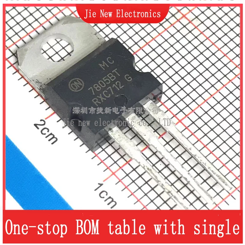 5PCS MC7805BTG TO-220 Integrated circuit new original spot supply