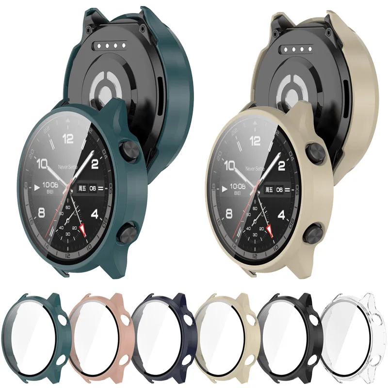 Watch Case Protective Cover for OPPO Watch Sport Smartwatch Hard PC Frame Full Coverage Shell For Oneplus watch 2R Accessories