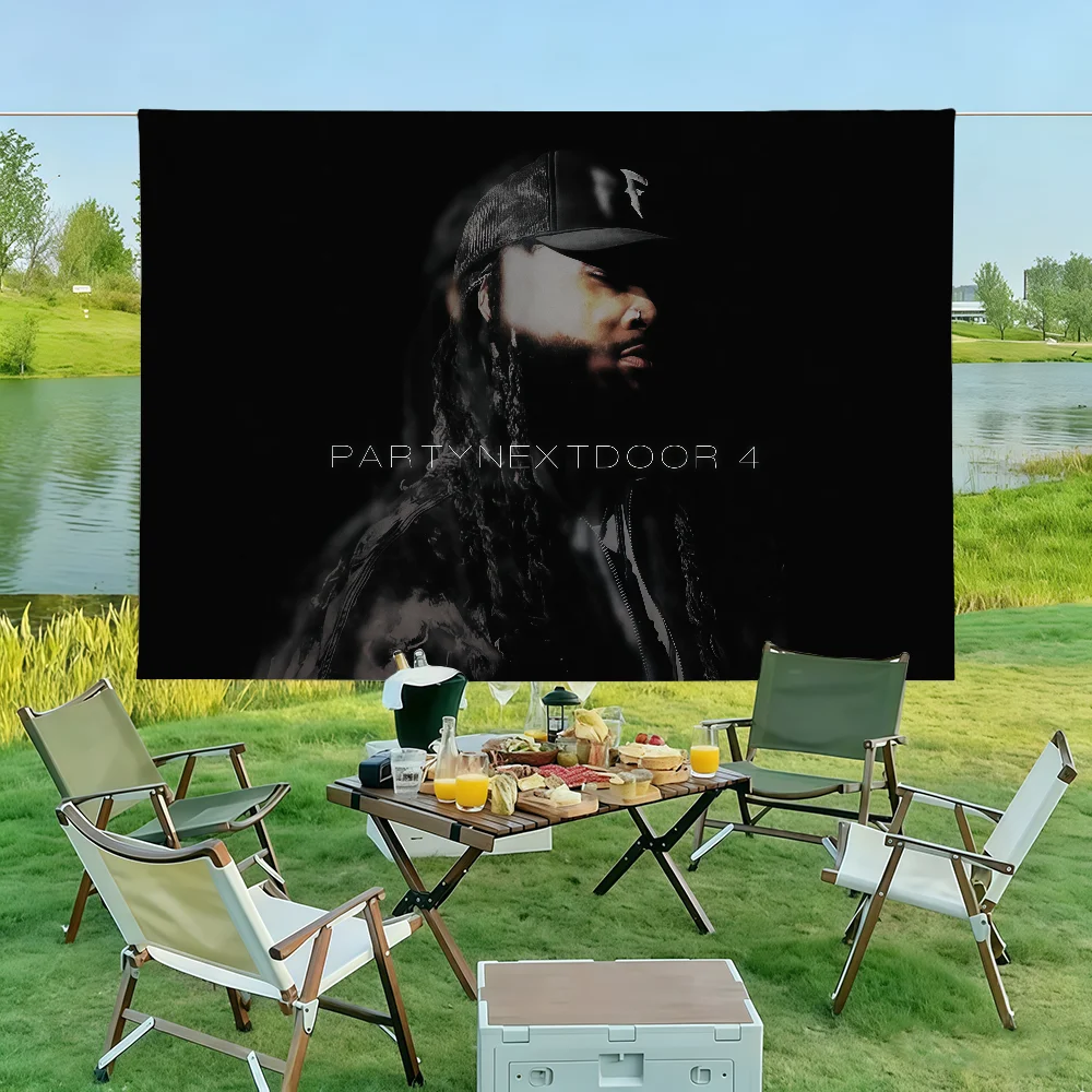 Singer P-PARTYNEXTDOOR Flag Wall Decorations Home Decor Suitable For Living Rooms Bedrooms Dormitories Parties And Holidays