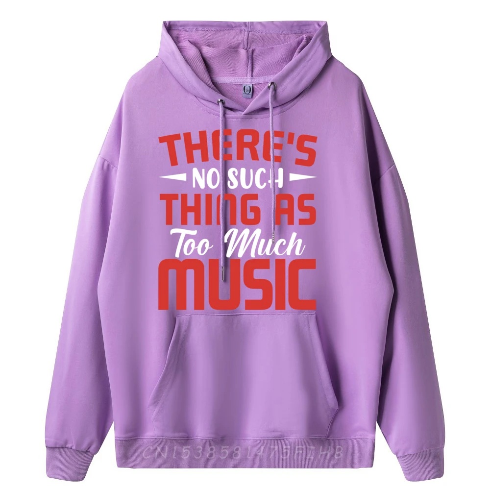 Music Teachers Quote Blue And White Graphic Pullover Hoodies New Year 2025 Thanksgiving Man Sweatshirts