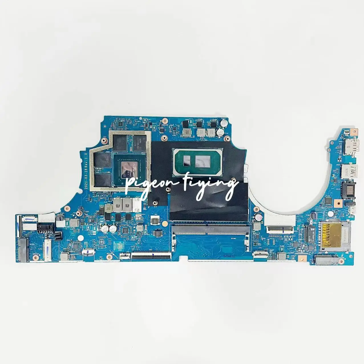 Imagem -03 - Laptop Motherboard para hp Pavilion Hpt52 La-l001p Mainboard Cpu I511300h I7-11370h Gpu:n18p-g61-a-a1 4gb 100 Testado ok