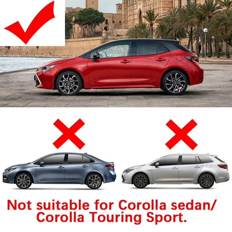 For Toyota Corolla E210 2019-2026 Ascent hatchback Mesh Windows Sunshade Side Windows Sun Visor Privacy Curtain Car Accessories