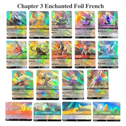 French Lorcana Card Chapter 3 Enchanted Foil Into the Inklands Kida Peter Pan Jafar Robin Hood Morph McDuck A Whole Set 18 Cards