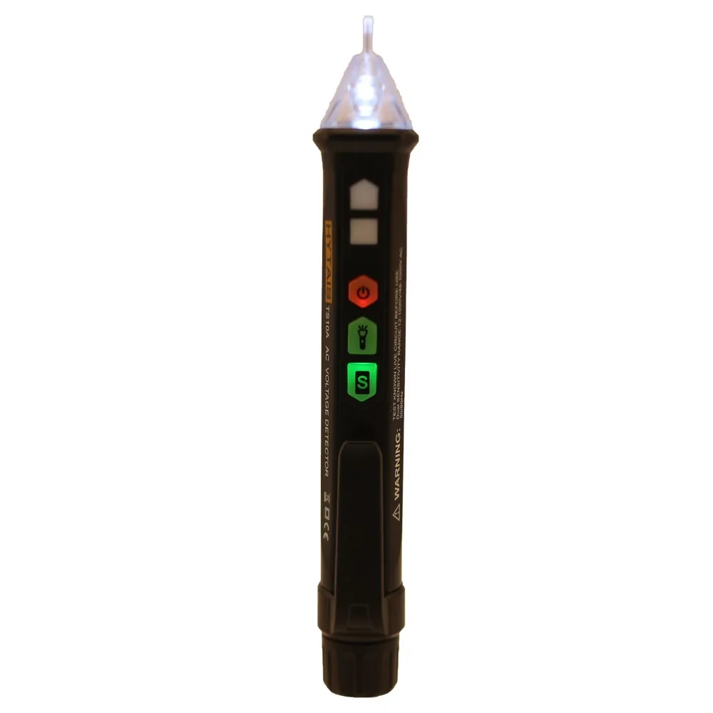 12-1000V AC Voltage Detector Pen Meter Tester Flashlight APO Sensitivity Switch Functions for Electrical Works