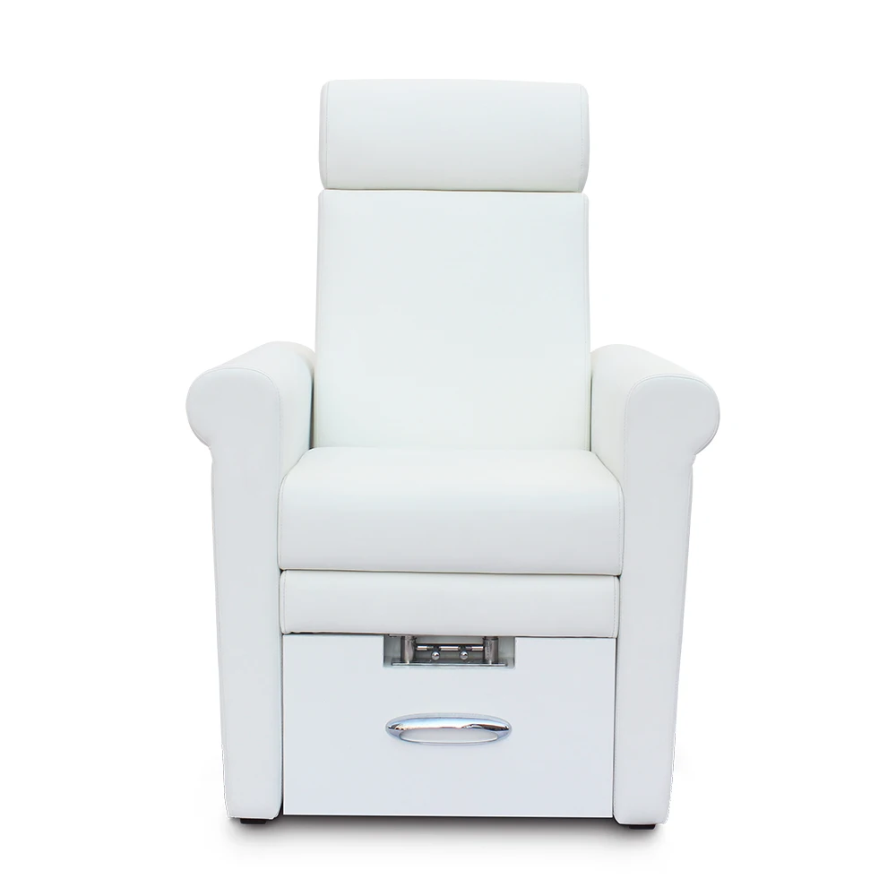 Cheap Price Modern Beauty Nail Salon Furniture Reclining Portable No Plumbing White Foot Spa Manicure Pedicure Chair