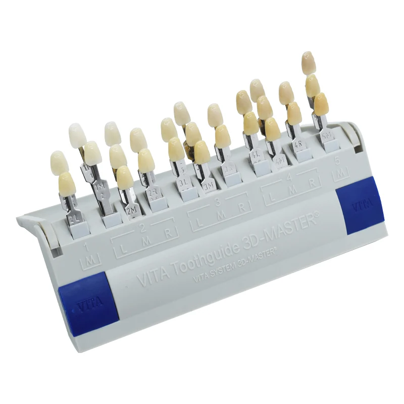 Dental Shape Guide Teeth Color Plate 29 Colors 3D Teeth Color Comparator for Dentistry Clinic Whitening Surgical Tools