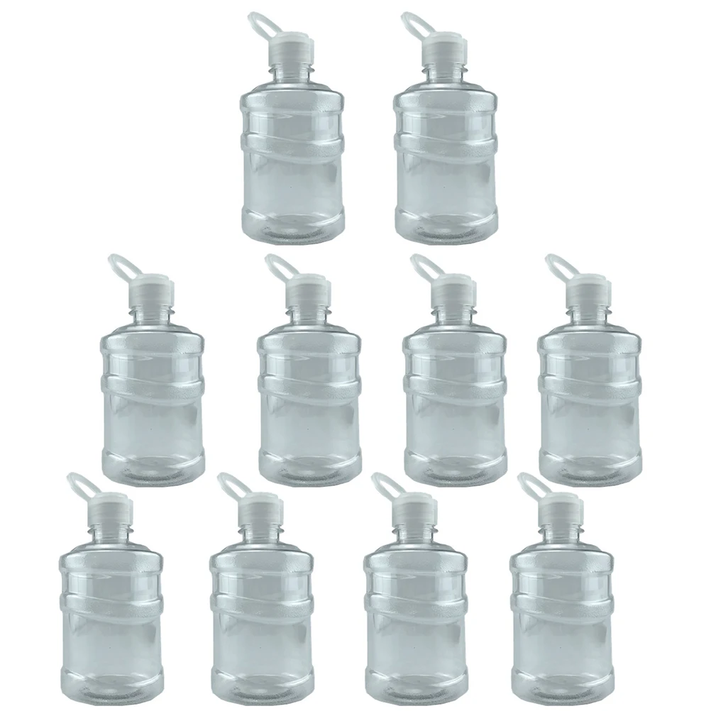 

10pcs Mini Bucket Bottle Transparent PET Material Drink Water Juice Storage Suitable Home Milk Tea Shop Coffee Shop