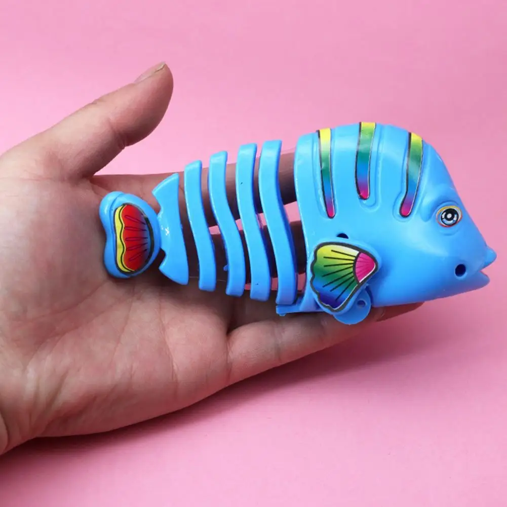 Juguete de cuerda para niños, juguete creativo oscilante, pez Animal portátil, educativo