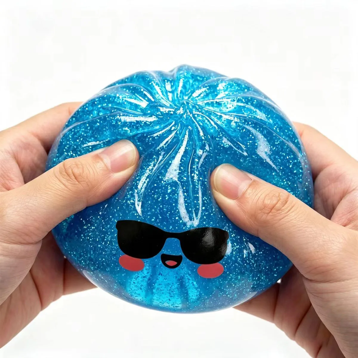 2026New Halloween Ghost Dumplings Squishy Soft Slow Rebound Resilience Decompression with Steamer Stuffed Shark Bun toys