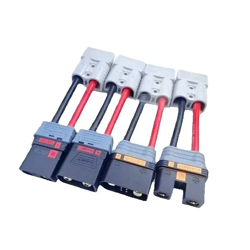 

Кабель-адаптер QS10P-L QS10-S до 120А, серый, для подключения литиевых аккумуляторов 240А, для мотоциклов, транспортных средств, погрузчиков, БПЛА