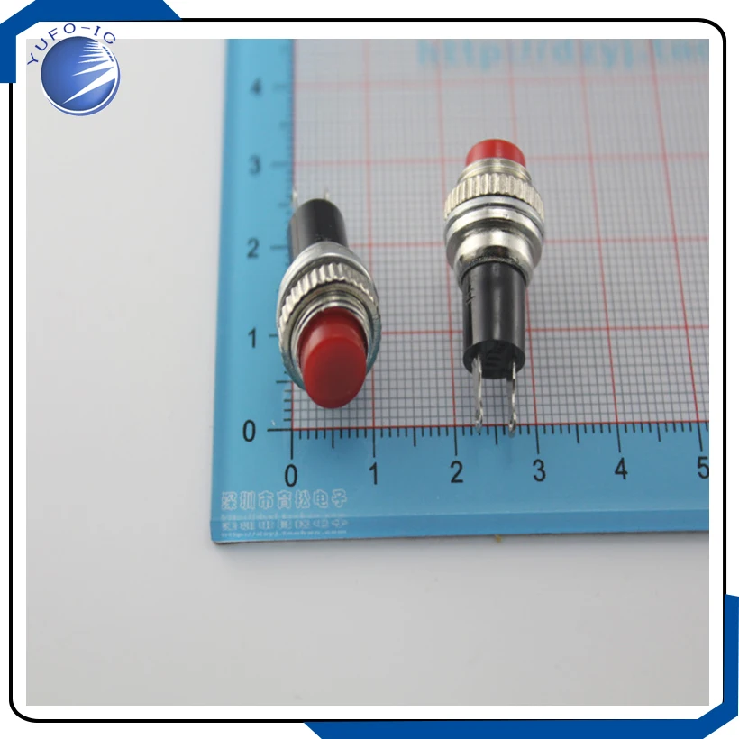 2PCS/LOT  Non self locking switch door bell switch DS-316 press on switch reset switch