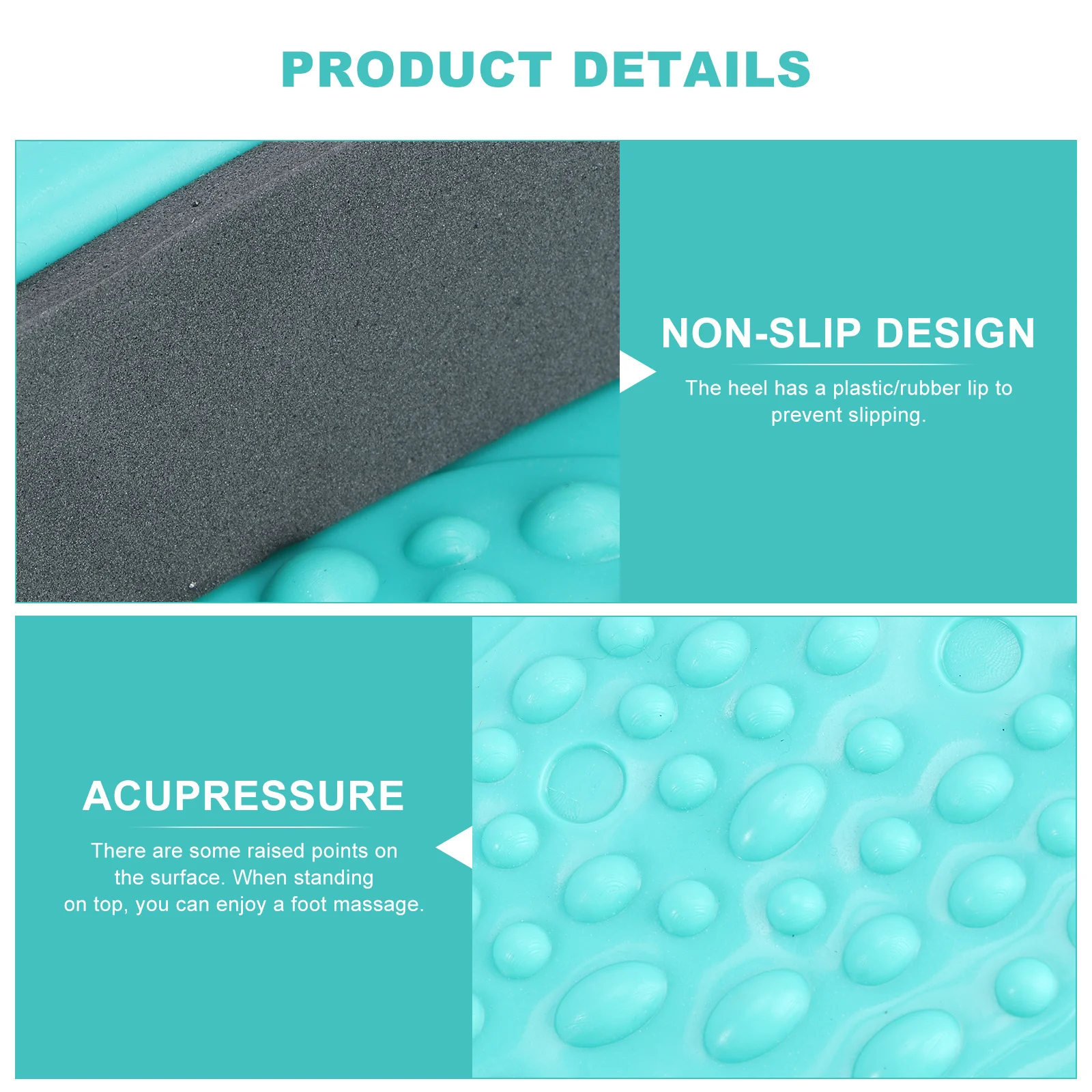 

Многофункциональная регулируемая наклонная доска синего цвета, легкая, для массажа стоп, противоскользящая, для растяжки икр и лодыжек, для дома, офиса, фитнеса, наклонная