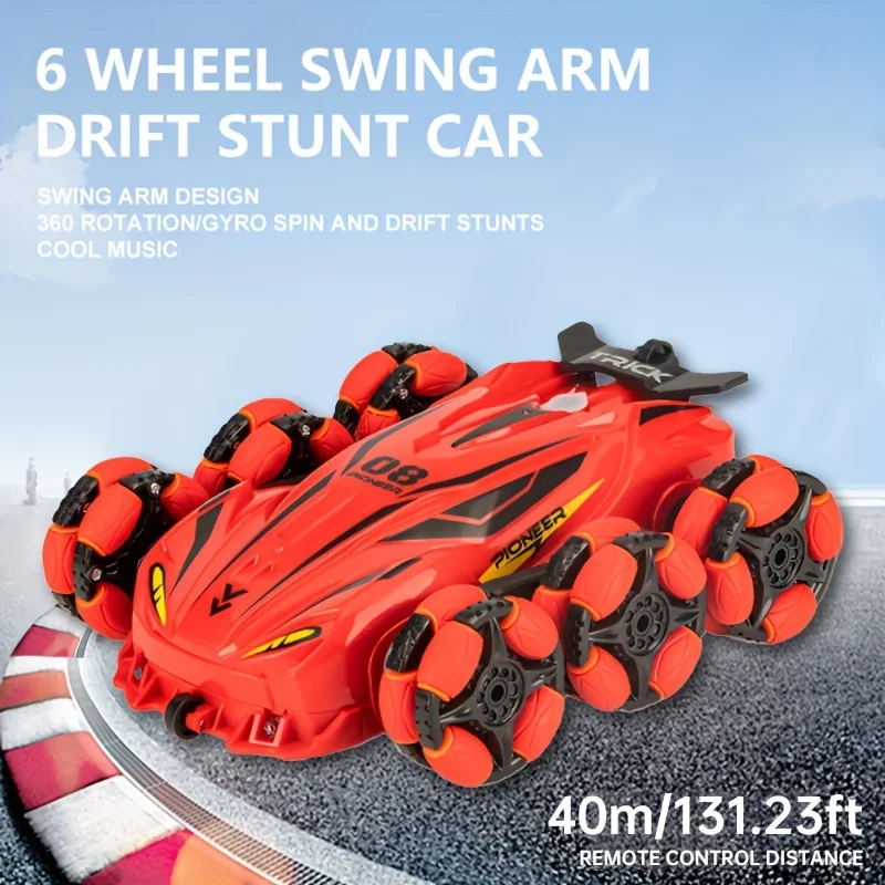 RC Stunt Car Bambini Double Sided Flip 2.4G Telecomando 360 Rotazione Deree Off Road Drift RC Auto Regali per Bambini Adulti Ragazzi