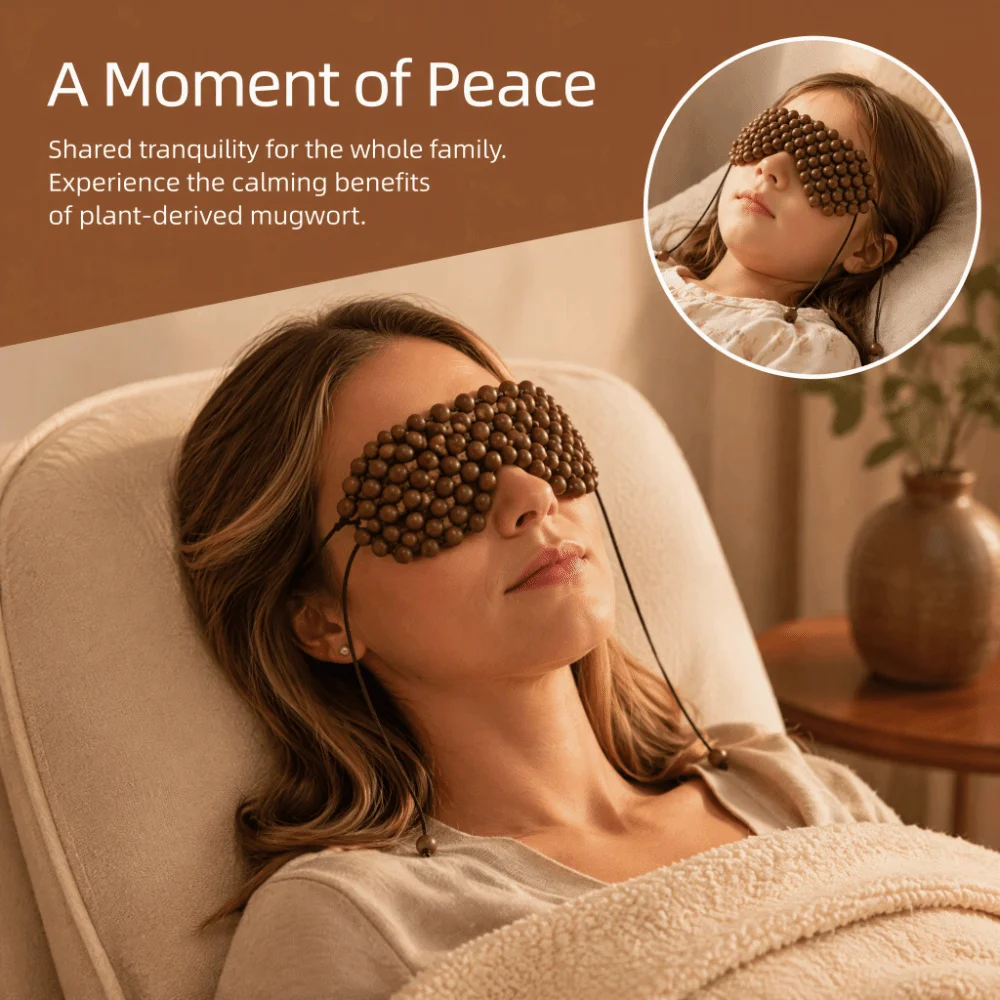 Handmade Eye Mask Herbal Incense Blended Beads Hot Compress Eye Mask Hot Compress Ancient Method Sleep Eye Mask Eye Health