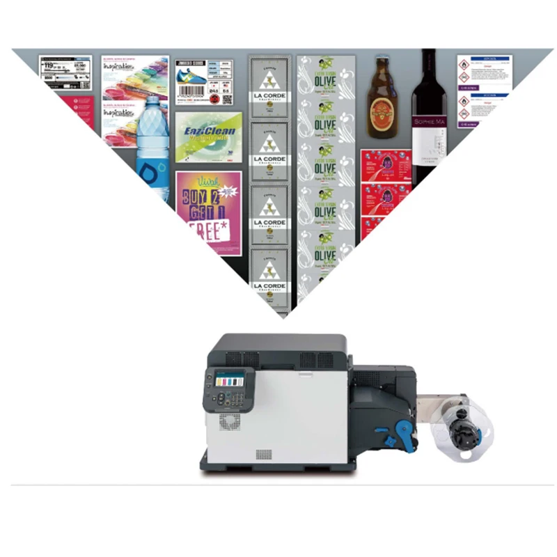 Harga Pabrik Mesin Cetak Label Kertas Digital Mesin Cetak Label Roll-to-Roll