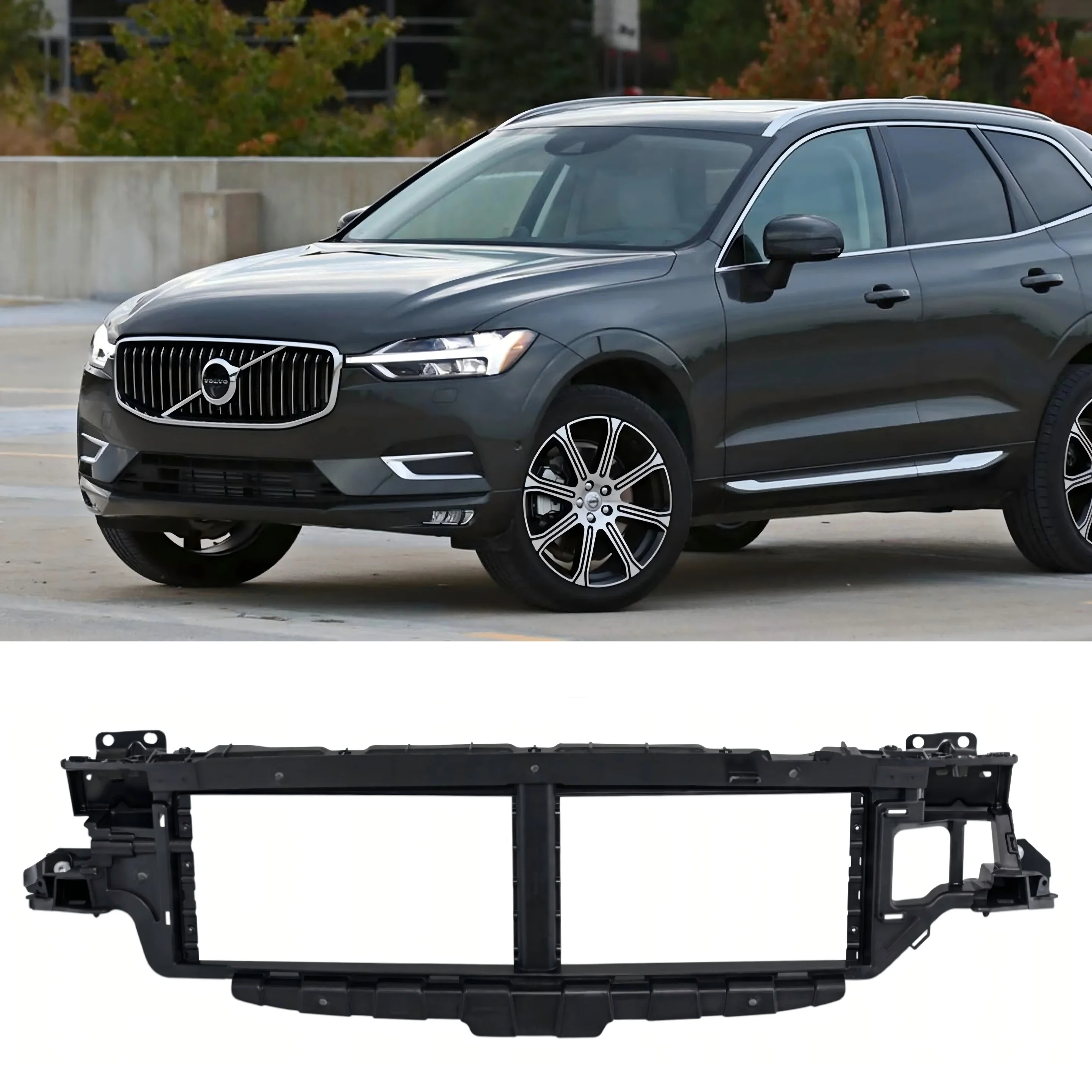 For Volvo XC60 2018-2025 Front Lower Air Duct With Iron Support OE 31425368 32345498