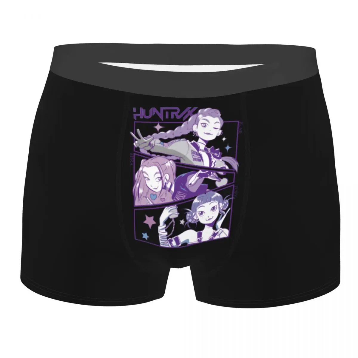 

Custom Novelty Hot Cartoon KPop Demon Hunters Boxers Shorts Panties Male Underpants Comfortable Briefs Underwear