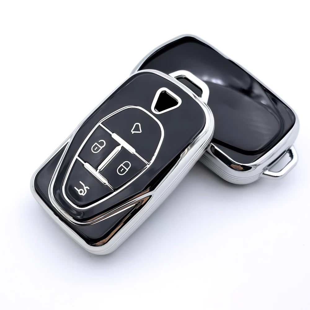 الموضة الفاخرة بولي TPU غطاء مفتاح السيارة قذيفة فوب ل Vinfast VF3 5 6 7 8 9 31EV 32EV 33EV LUX A2.0 SA2.0 V8 اكسسوارات السيارات حامي #5