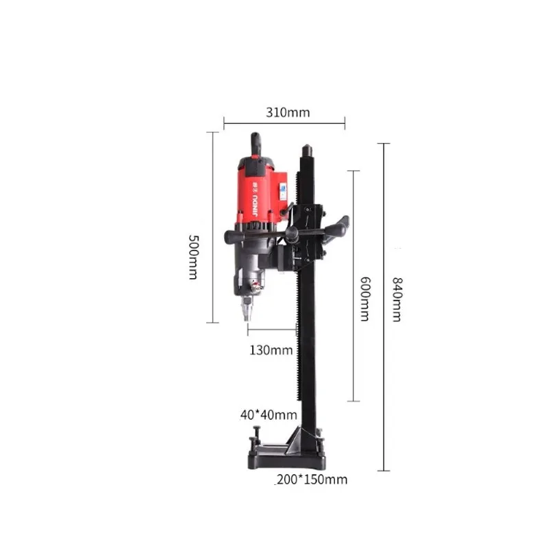 Drilling machine concrete engineering diamond steel bar drilling 9220 water drilling machine desktop high-power air-conditioning