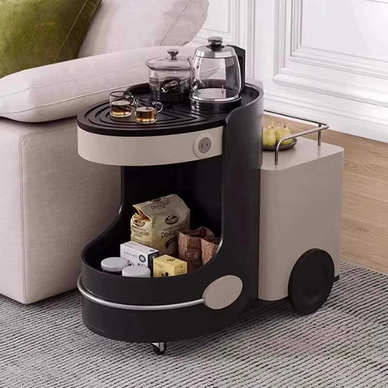 

qo-Multi-Purpose Living Room Boiling Water Side Table Modern Small Apartment Home Removable Storage Side Table ZEM-991^