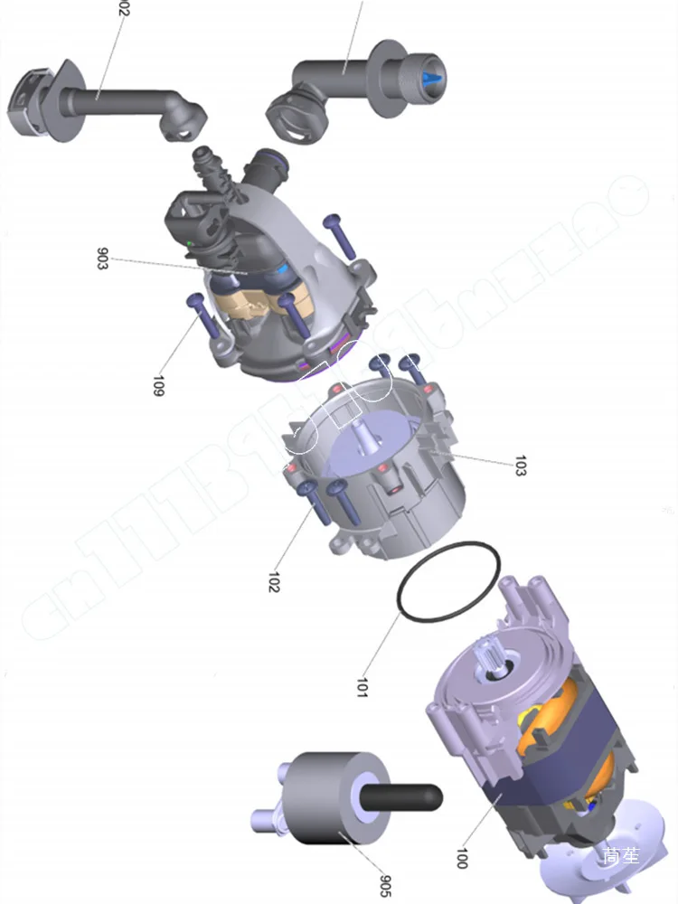 Suitable for Car Washing Machine K2K3 Cleaning Machine Accessories K4 Gear Helical Plate Bearing Horn K5 Plunger Oil Seal