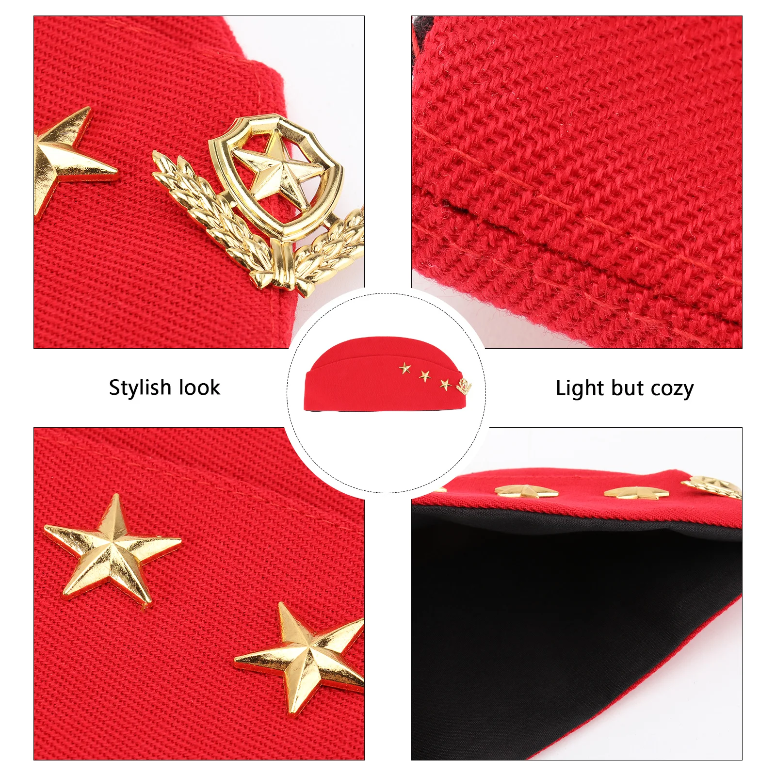 Rode canvas matroosdanshoed baret stijlvolle Britse piek herfst square dance party prestatie militaire pet voor mannen vrouwen