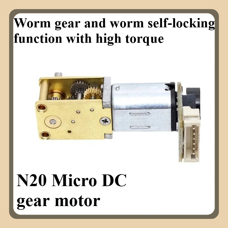 

DC3V 6V 12V N20-1218 Mini N20 Мотор-редуктор Одинарный/двойной/длинный вал 4RPM-381RPMSlow Скорость Высокий крутящий момент Червь Металлический мотор-редуктор