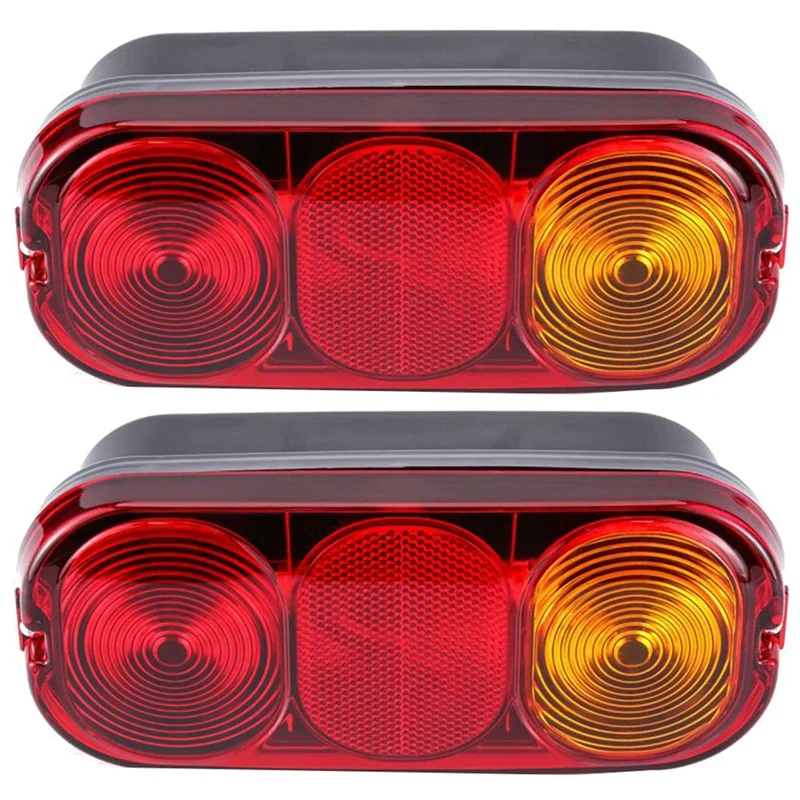 2X Excavator Rear Turn Signal Lamp Rear Brake Tail Lamp For JCB 2CX 3CX 4CX Project 12 & 21