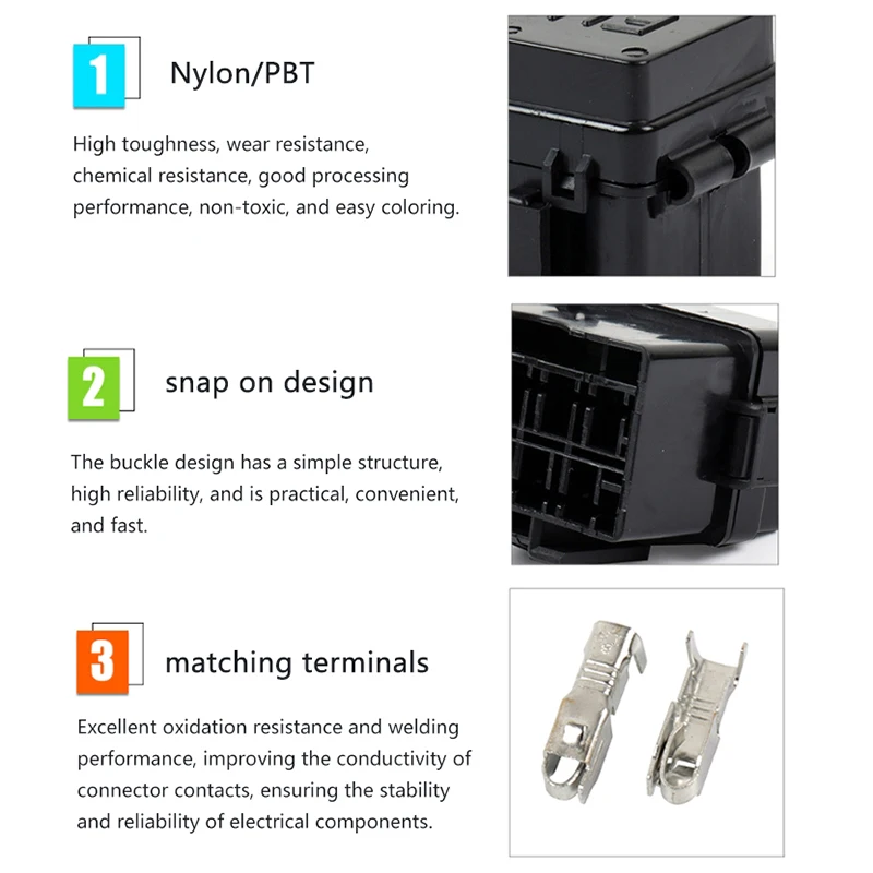 

4 Way Car Insurance Medium Relay Fuse Box Assembly Circuit Controller Box With 8pcs Terminals 6pcs Fuses Automotive Fuse Box