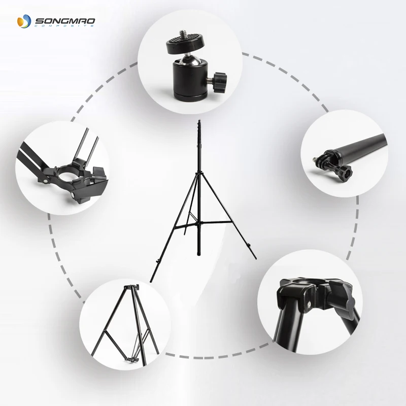 10m 15m Custom Carbon Fiber Telescopic Pole for Tripod Stand